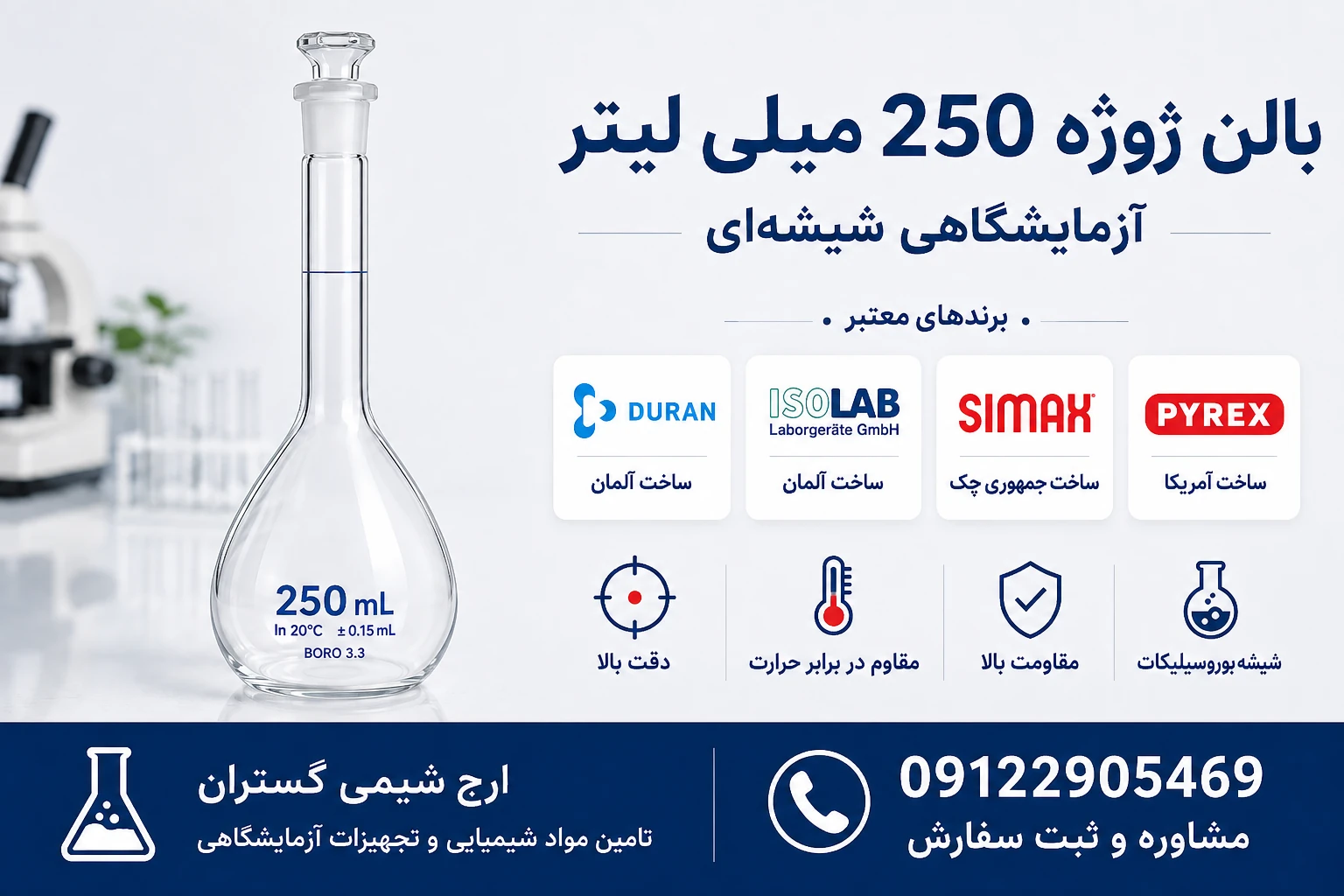 بالن ژوژه 250 میلی لیتر شیشه ای |...