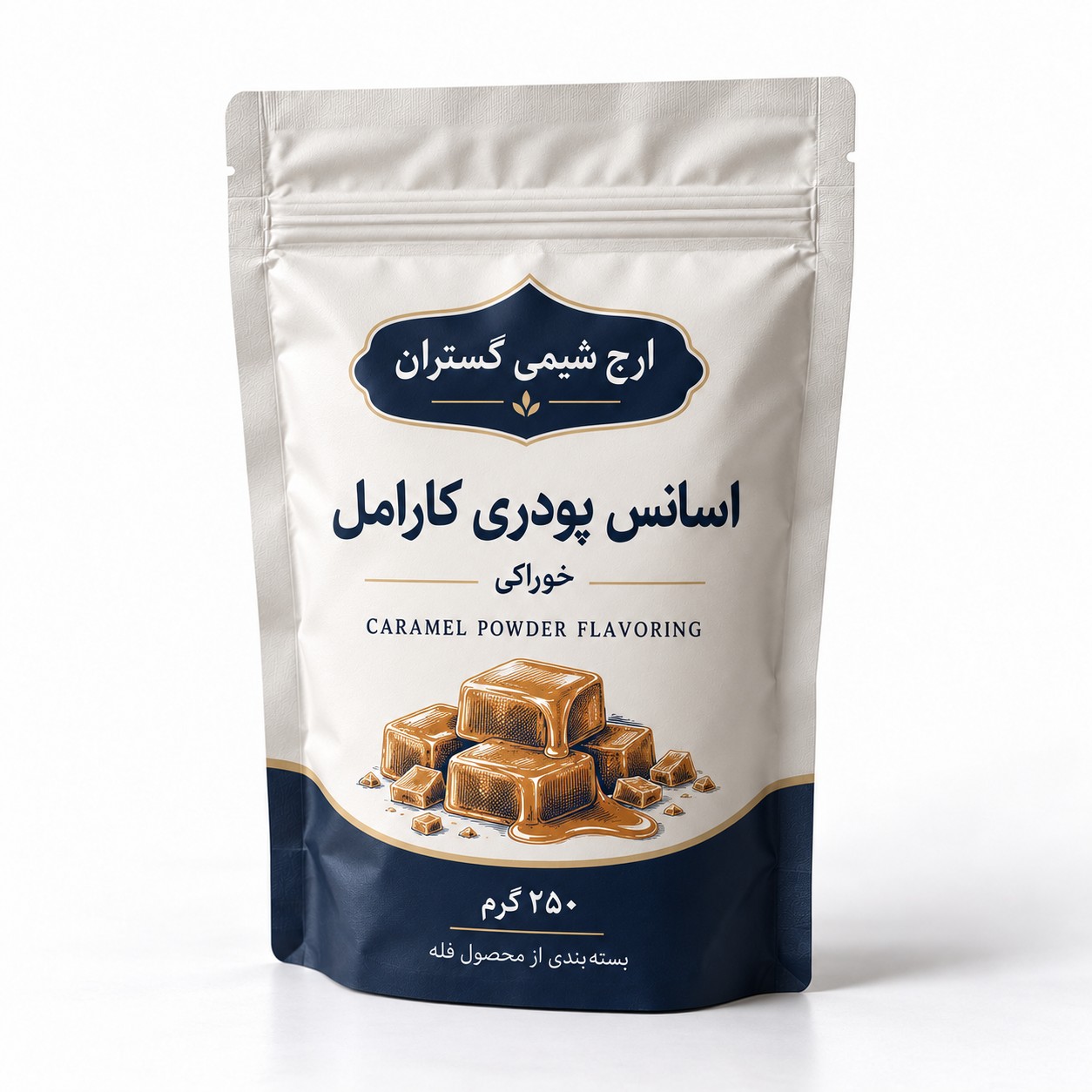اسانس پودری کارامل خوراکی ۲۵۰ گرمی